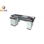 Ergonomic Electric Stainless Steel Cash Counter For Supermarket for sale