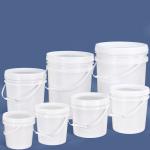 Custom Round Transparent Plastic Bucket for Ice Cream Candy Yogurt and Chocolate Sauce for sale