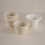 China Refractory Mullite Clay Ceramic Pouring Cup For Metal Casting Electrical Insulation for sale