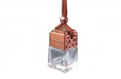 China Hanging Car Perfume Glass Bottle Essential Oil Diffuser, Aromatherapy Car Air Freshener supplier