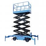 Vertical 3m Scissor Lift 300kg Movable Hydraulic Lift For Warehouse for sale