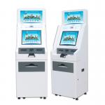 Print station dual screen touch screen payment self service A4 document printing kiosk
