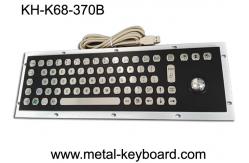 China Stable Performance Industrial Metal Computer Keyboard , Well Compatible Trackball Keyboard supplier