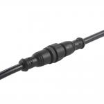 M15 4 Pin Magnetic Electrical Connector Wire Male And Female Plugs for sale