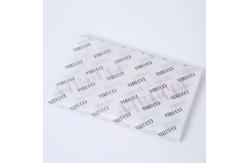 China Custom Black Logo White Recycled Tissue Paper Wrap Roll For Shoe Gift supplier