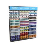 Wine Gondola Modern Retail Store Display Fixtures Warehouse for sale