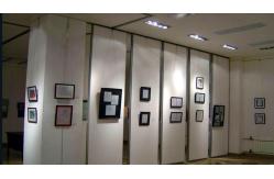 China Thickness 65mm Sliding System Removable Wall Partition / Exhibition Acoustic Room Divider supplier