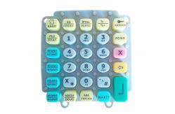 China OEM Compression Mould Silicone Rubber Keypads supplier