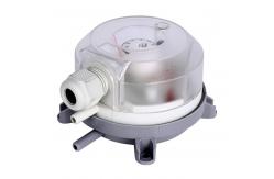 China Diaphragm Analog Vacuum Adjustable Wind Pressure 4-20mA Air Differential Pressure Control Switch supplier