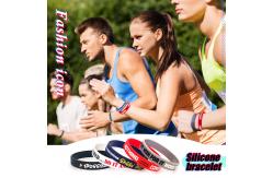 China Customized Silicone Bracelets Perfect for Soccer and Basketball Games supplier