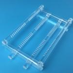 Zcq High Purity Solar Quartz Boat Clear OEM Design