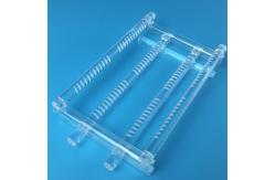 China Zcq High Purity Solar Quartz Boat Clear OEM Design supplier