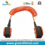 Hot Selling Transparent Orange 1.5M Spring Coiled Baby Toddler Anti-lost Harness for sale