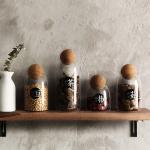500ml Candy Airtight Glass Jar With Cork Ball Lid