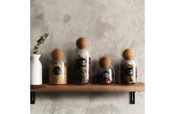 China 500ml Candy Airtight Glass Jar With Cork Ball Lid supplier