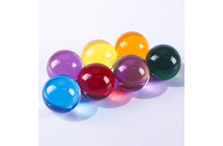 China Custom large acrylic sphere transparent acrylic resin  Contact Juggling balls supplier