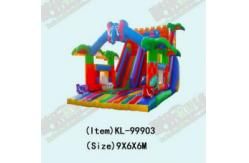 China Customizable Inflatable Slides With Animal Colorful Patterns supplier