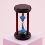 Customized Wooden Hourglass 2 Minute Vintage Sand Clock Hourglass for sale