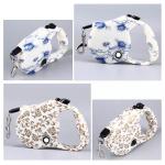Custom Print Logo Pet Retractable Handle Dog Leash 6m For Running