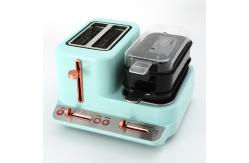China Hotpot 3 In 1 Multifunctional Breakfast Maker With 2 Toaster Slot supplier