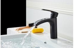 China Black 314SUS Electroplating Wash Basin Faucet supplier