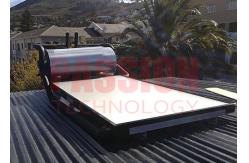 China Closed Loop Circulation Rooftop Solar Water Heater , Solar Energy Flat Plate Water Heater supplier