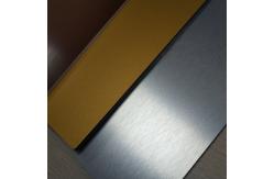 China Durable Exterior Wall Cladding , Copper Aluminium Composite Panel Building Construction Material supplier