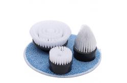 China Rechargeable Cordless Electric Spin Scrubber With 4 Replaceable Brush Heads supplier