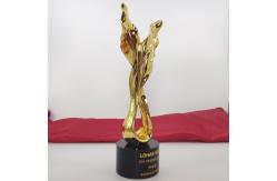 China Wing Honor Height 11 Inch Resin Trophy Cup Simple Modern Design supplier