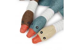 China Chew Proof Denim Linen Pet Plush Toy/pet toys supplier