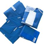 White Underbuttock Obstetrics Drapes Delivery Universal Drape Set for sale