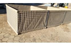 China Military Sand Filled Barriers , Perimeter Security Protective Wall supplier
