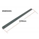 Powder Coated Pallet Rack Back Guard With U Shape Profile Durable Construction