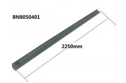 China Powder Coated Pallet Rack Back Guard With U Shape Profile Durable Construction supplier