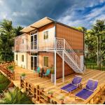 Steel Frame Welded Fold Out Container House Corrosion Resistance For Dormitory for sale