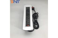 China Manual Overturn Conference Hidden Desktop Socket supplier
