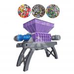 Twin Shaft Trash Can Shredder PC PMMA PA Plastic Bottle Shredder Machine
