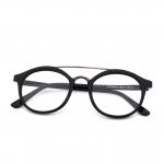 Artisanal Enduro Wood Grain Acetate Optical Glasses Frame MR 098 for sale