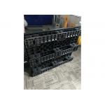 Black Stackable Plastic Pallets 48x40 HDPE Material Excellent Moisture Resistant for sale