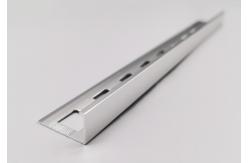 China L Shaped Aluminium Extrusion Straight Edge Tile Trim With Holes 10mm Height supplier