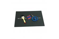 China Hair salon table PVC Pad mats for barber tools use Soft PVC Rubber Hair Cut Tools Mat supplier