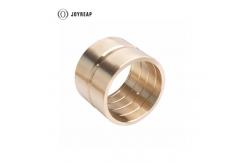 China Customized Solid Bronze Bearing Bushing High Precision For Excavator supplier