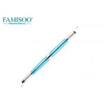 Blue Color Manual Eyebrow Tattoo Pen Stainless Steel , Microblading Tattoo Pen for sale