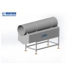 Rotary Drum Potato Chip Seasoning Machine , French Fries Processing Machine for sale