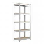 5 Tiers Adjustable Steel Shelf Rack Heavy Duty Frame Organizer Storage Shelves for sale