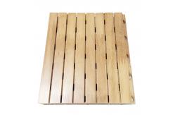 China Sound Absorbing Board Fire Retardant Finished Function Room Wood Grooved Acoustic Panel supplier