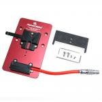 Alvin's Cables V Mount Battery Plate for DJI Ronin 4D, with Straight 1B 6-Pin Male DC-in Out Put Battery Mounts Plate V Mount Plate for Ronin 4D Long Cable for sale