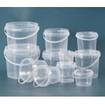 Customizable Transparent Plastic Bucket Smooth Surface IML/Thermal Transfer Printing Accepted for sale