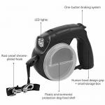 4m Retractable Led Dog Leash Nylon Retractable Dog Leash With Flashlight