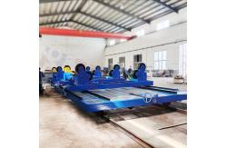 China 6 Tons Industrial Rail Trolley , Material Spray Booth Warehouse Transfer Cart supplier